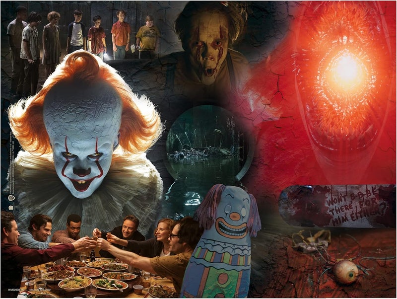 ويننج موفيز لعبة ألغاز من 1000 قطعة من مستوحاة من فيلم "IT: الفصل الثاني" لستيفن كينغ، قم بتجميع صورة بينيوايز من فيلم "IT" لستيفن كينغ، لعبة ألغاز رعب للبالغين، هدية لمن هم فوق 18 عامًا - Image 2