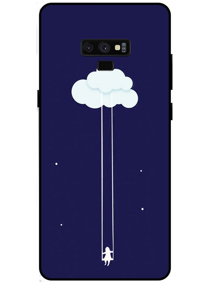 EYE CATCH Protective Case Cover For Samsung Galaxy Note 9 Smart Series Printed Protective Case Cover for Samsung Galaxy Note 9 Girl Hanging Cloud  - Image 1