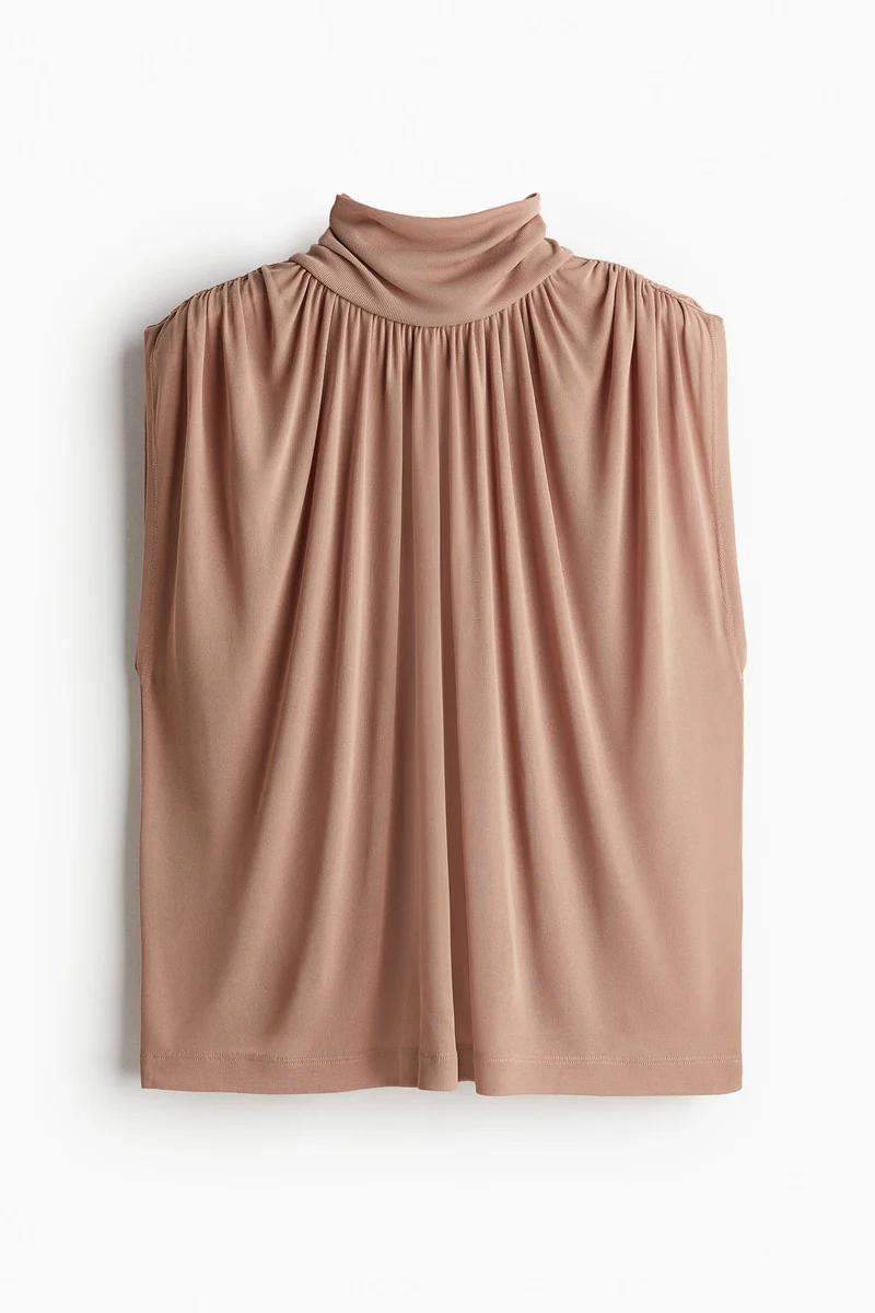 H&M Sleeveless turtleneck top