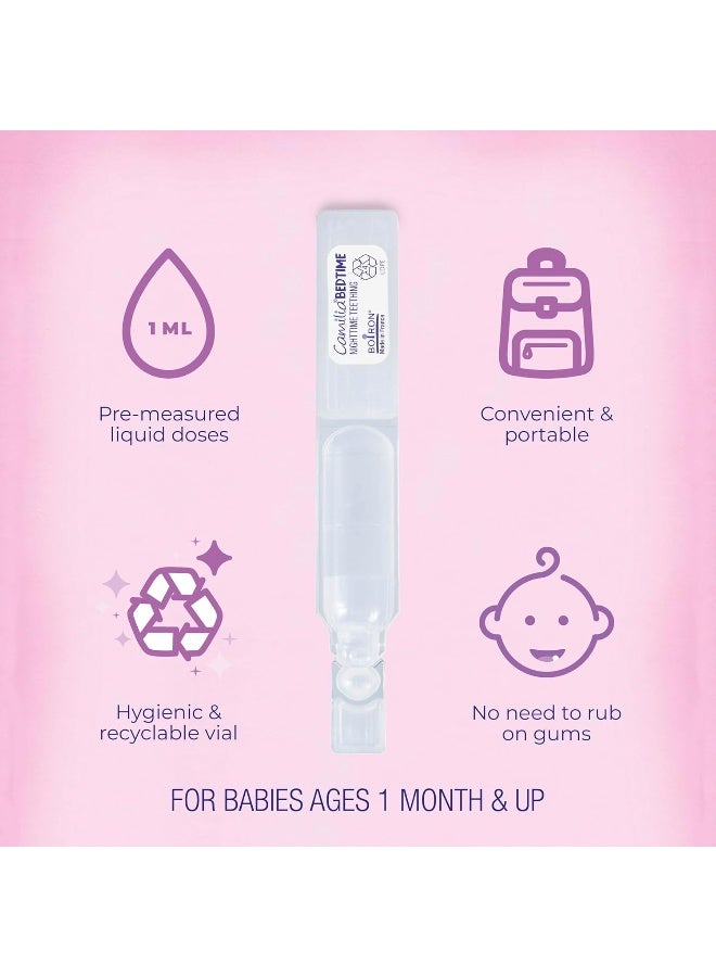 Boiron جرعات سائلة من بويرون كاميليا لوقت النوم لتخفيف آلام التسنين، اللثة المؤلمة، القلق، والانزعاج - 30 عد - Image 3