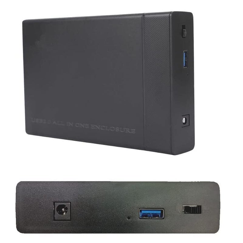 Terabyte 2in1 USB 3.0 Sata 2.5"/ 3.5" Dual External Sata Hard Disk Case, External Hard Drive Enclosure Casing - Image 1