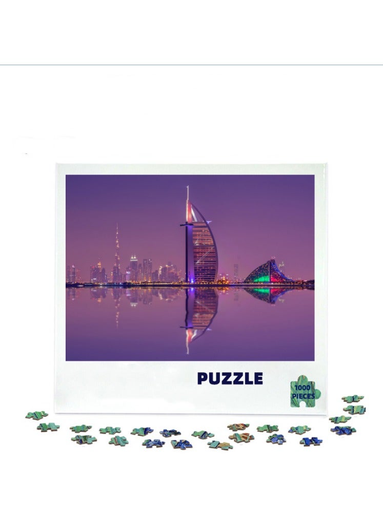 Anna 1000-Piece Thick Paper Jigsaw Puzzle for Stress Relief and Decoration - Image 1