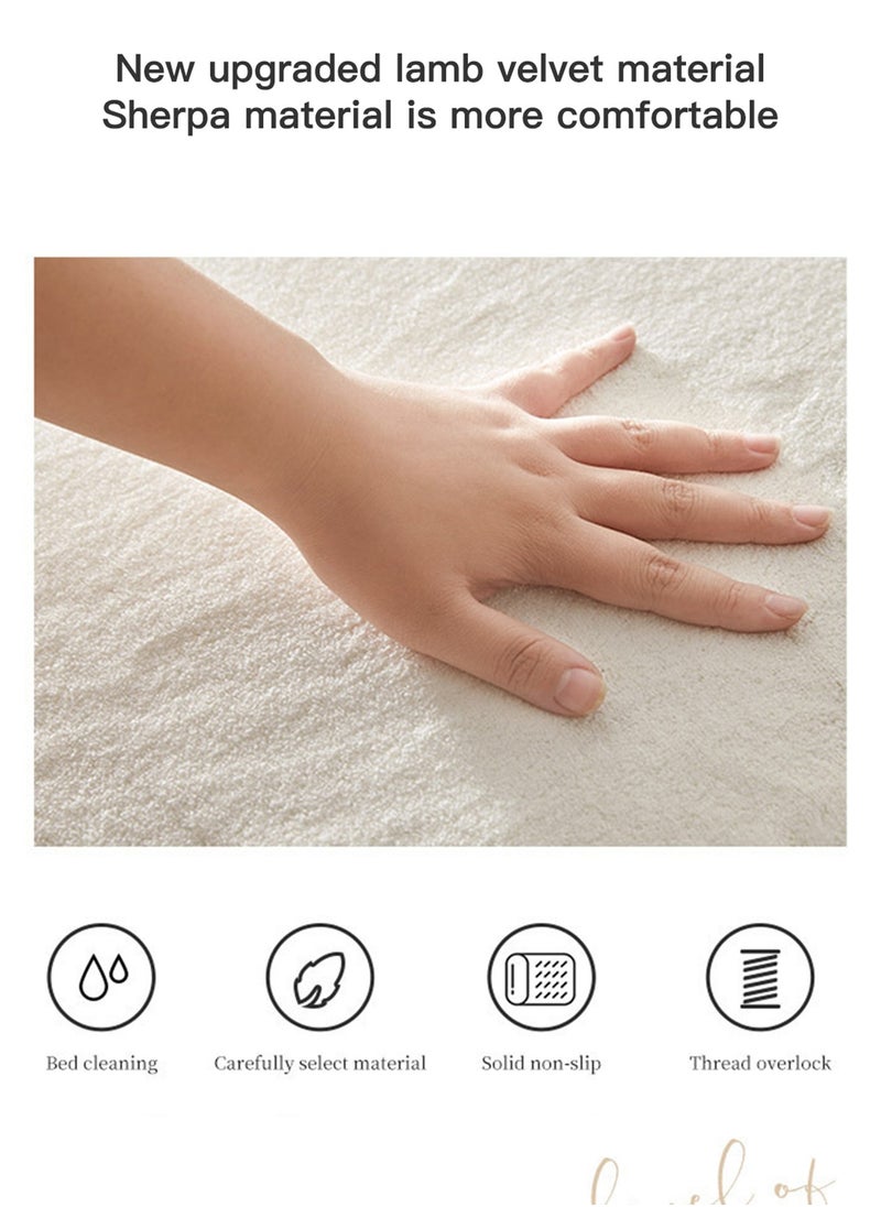 Sharpdo Luxury Thickened Comfortable Carpet Modern Short Plush Area Rug For Living Room Bedroom Anti-slip Indoor Decor Floor Rugs 160*230CM  - Image 5
