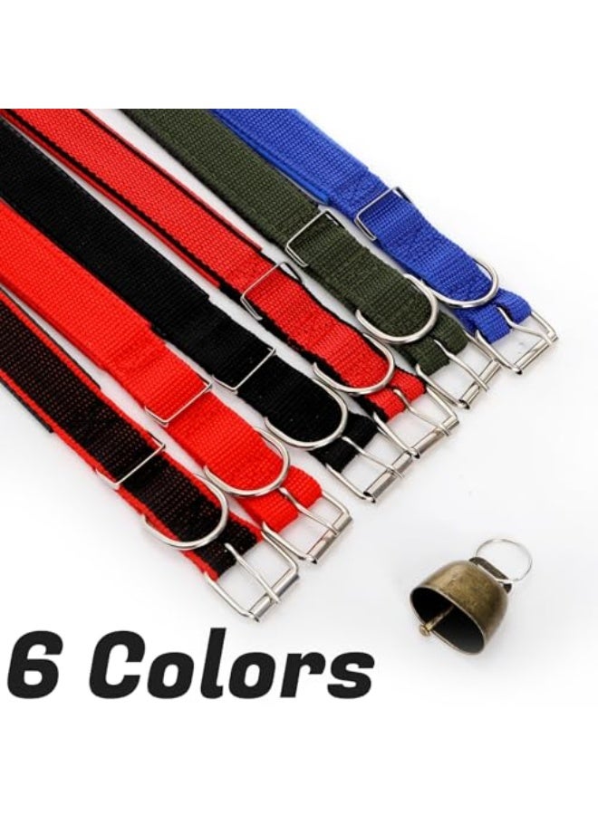 12 حزمة من أطواق الماعز مع أجراس، طوق羊 نايلون قابل للتعديل مع أجراس نحاسية صغيرة مضادة للضياع للحمير، الأبقار، الماعز، والكلاب - Image 5