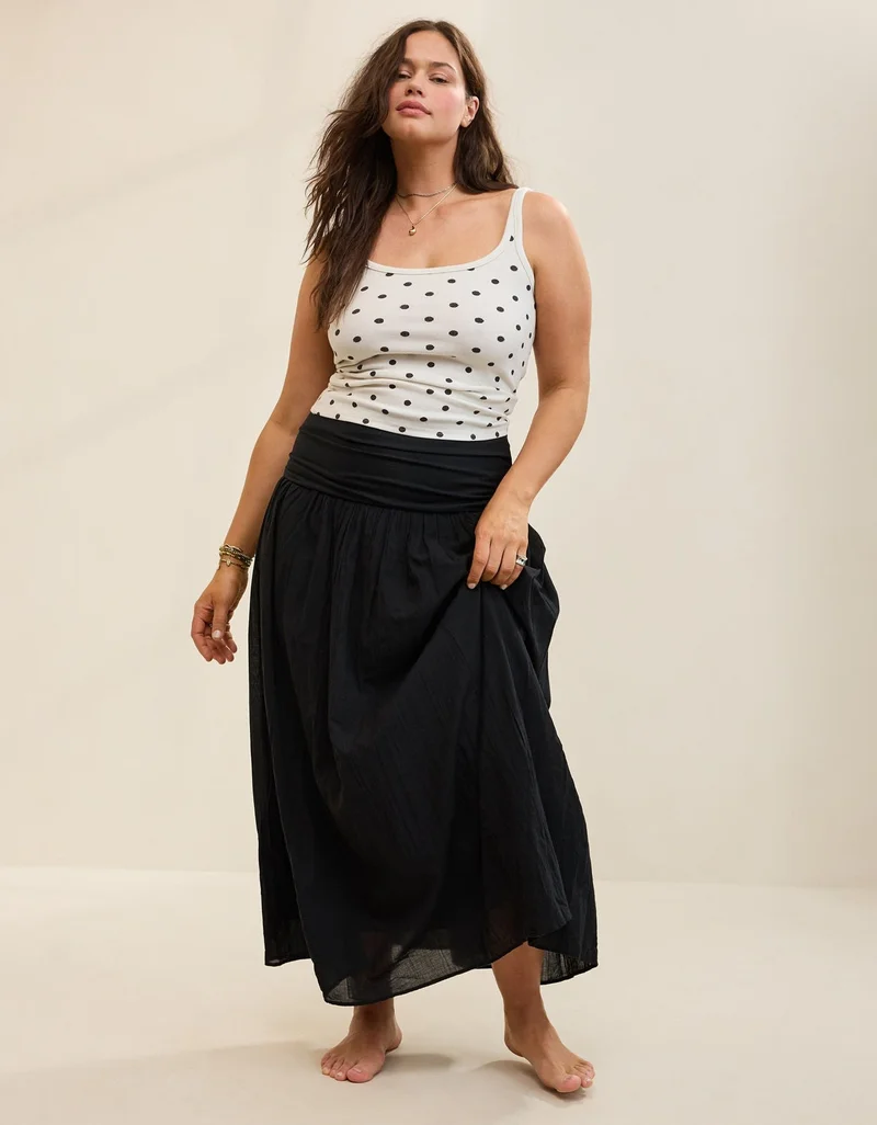 Aerie  Aerie At The Barre Convertible Maxi Skirt for Women | Best Price UAE