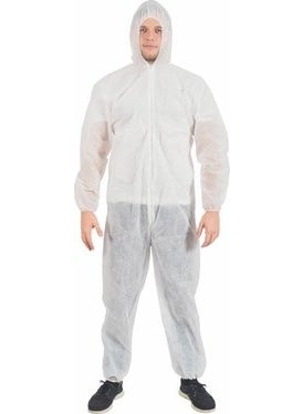 Besni Ticaret Disposable Coverall Coverall Coverall 10 Pieces 