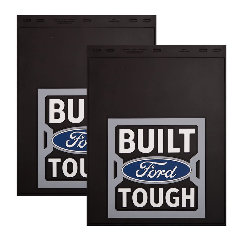 Plasticolor 001861R01 Built Ford Tough 18x24 Mud Guard  Set of 2 Pieces