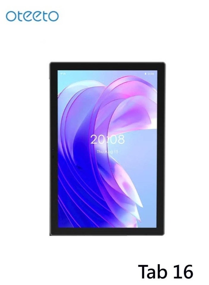 Oteeto TAB16 Android Tablet with 10.1-Inch HD Display – 8GB RAM, 512GB Storage, 5G Wi-Fi + Dual SIM Support – Long-Lasting 6000mAh Battery, Dual Camera, Bluetooth – Lightweight Grey Tablet for Students, Professionals & Entertainment – Android OS - Image 3