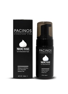 Pacinos Pacinos Signature Line Curl Enhancing Mousse: Light-Medium Hold, Low Shine – Hydrating & Volumizing Styling Foam for All Hair Types: Curl Activator & Anti-Frizz, 100 mL  - Image 1