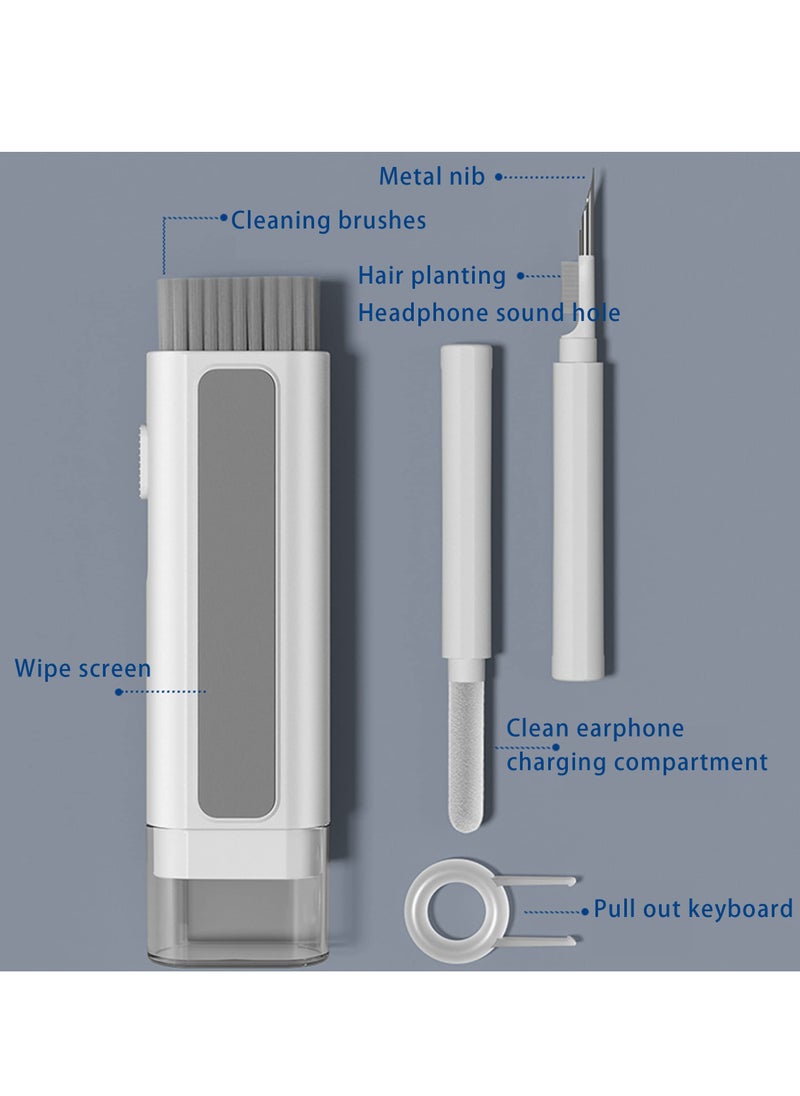 Excefore - Cleaner Kit, portable Multi-Function Computer Cleaning Tools Kit for Electronic, Phone Charging Port, Earbuds, Earpods, Earphone, Headphone - Image 1