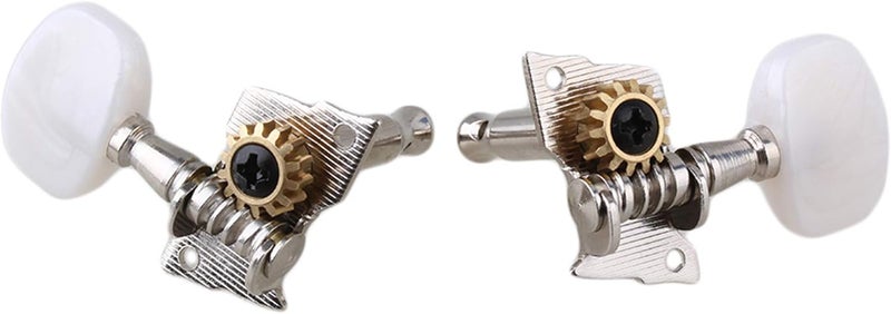 Sevender 2R2L Semiclosed Banjo Strings Tuning Pegs Tuners Machine Heads Turning Keys - Image 2
