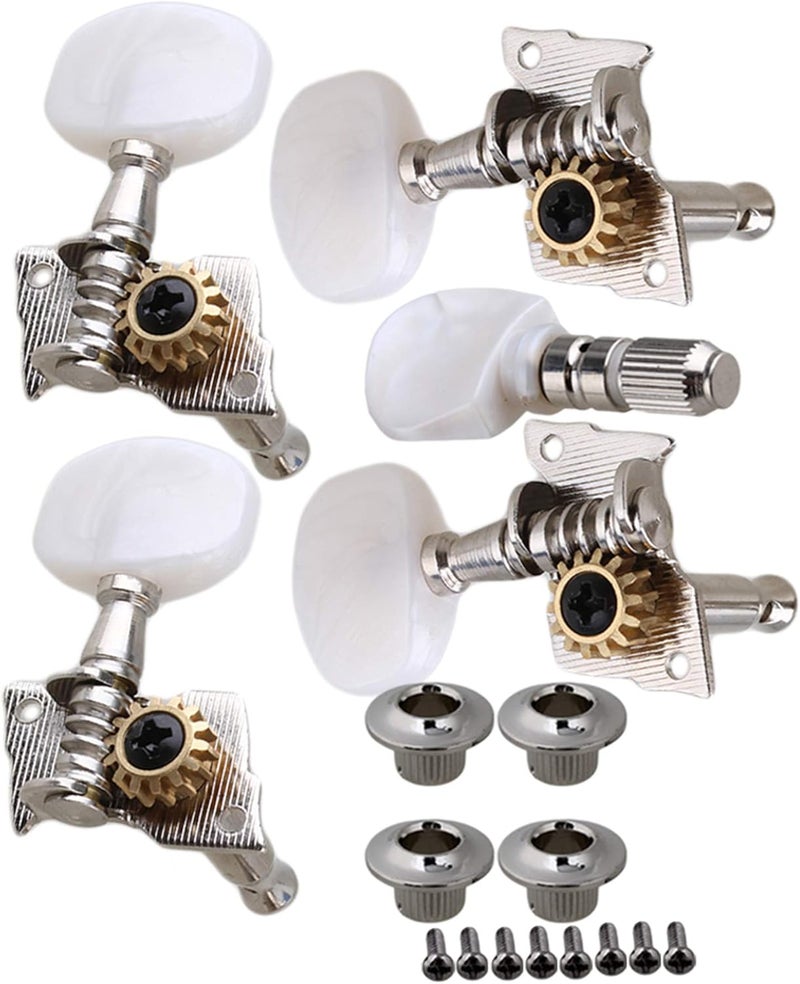 Sevender 2R2L Semiclosed Banjo Strings Tuning Pegs Tuners Machine Heads Turning Keys - Image 1