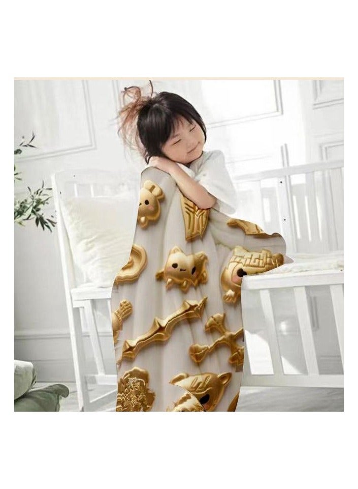 general Flannel thin blanket (warm and comfortable, suitable for sleep, gaming, dust removal and sandproof) 150cm*200cm - 14 - Image 4