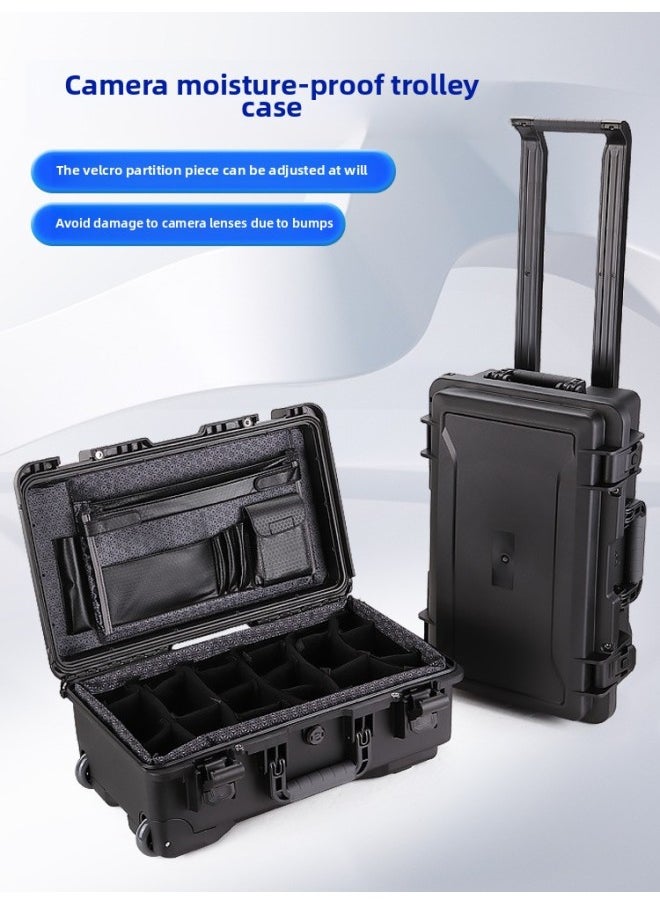 Generic Slr Camera Moisture-proof Box, Professional Photography Equipment, Lens Storage Drying Box, Mildew-proof With Sealed Trolley Case Stamp-Color:SeaLed Moisture-proof Box PortabLe Green + Inner Bag + Document Bag-0L  - Image 2