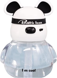 Bear Water Bottle with Straw and Straw Handle Cap Leakproof Tritan BPA Free Reusable Water Jug Easy Carry for Kids Girls Boys and for Outdoor and School Activities