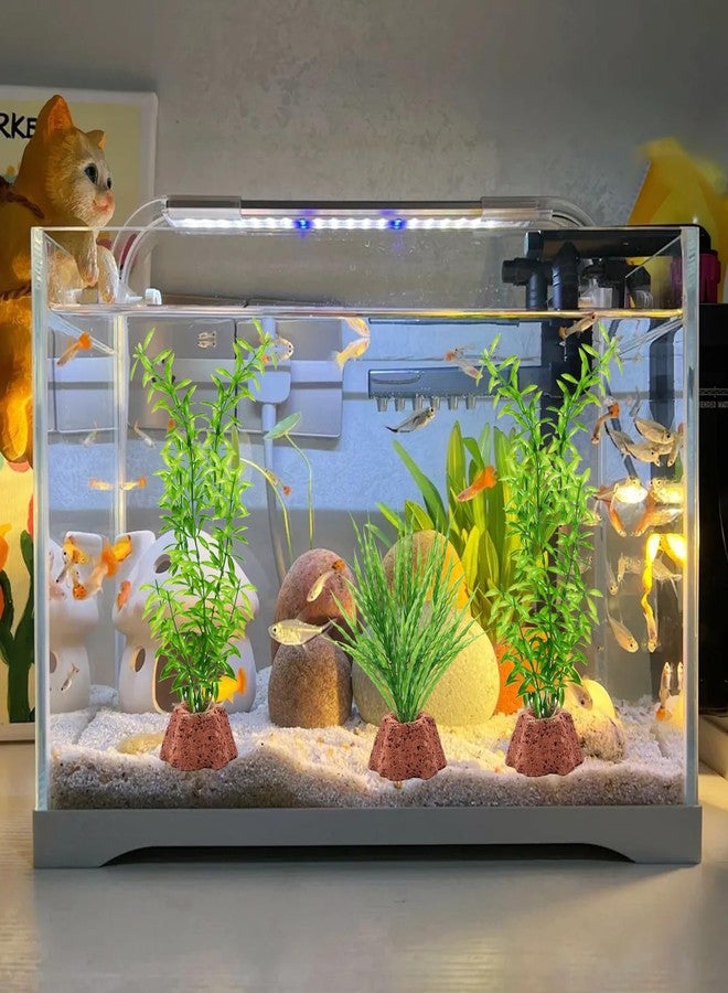 Hiyoo 12 Pcs Aquatic Plant Weights, Aquatic Water Plant Fixed Rings, Small Aquarium Plant Pot Gravity Ring for Fish Tank Landscape (ID 20mm) - Image 4