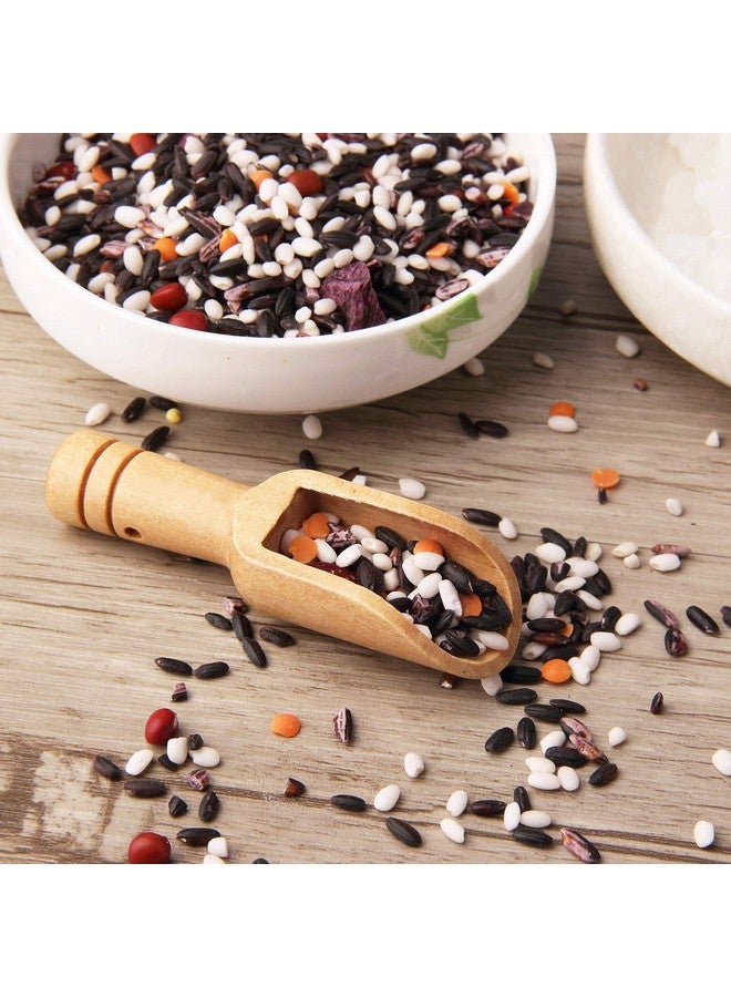 Calary Arroyner 30 PCS Mini Wooden Spoon Mini Bamboo Spoons Small Bath Salt Spoon Small Spice Spoons for Sugar Scrubs, Spices, Bath Salts, Cooking - Image 5