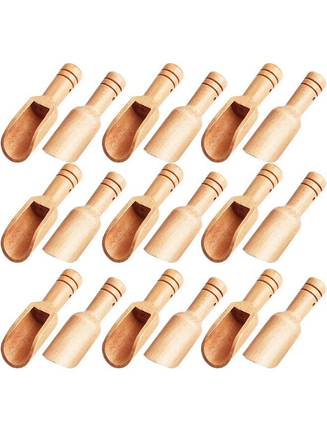 Calary Arroyner 30 PCS Mini Wooden Spoon Mini Bamboo Spoons Small Bath Salt Spoon Small Spice Spoons for Sugar Scrubs, Spices, Bath Salts, Cooking - Image 1