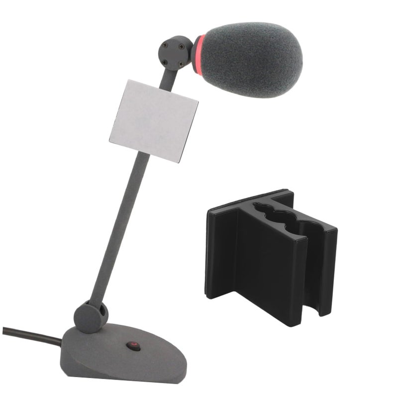 Adhesive Microphone Clip Holder Compact Design for Recording Streaming Live Broadcasting - Image 5