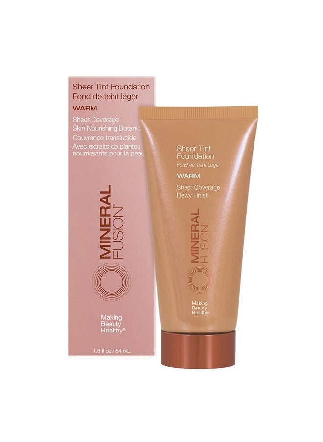 Mineral Fusion - Sheer Tint Foundation, Warm, 1.8 Fl Oz (Packaging May Vary) - Image 1