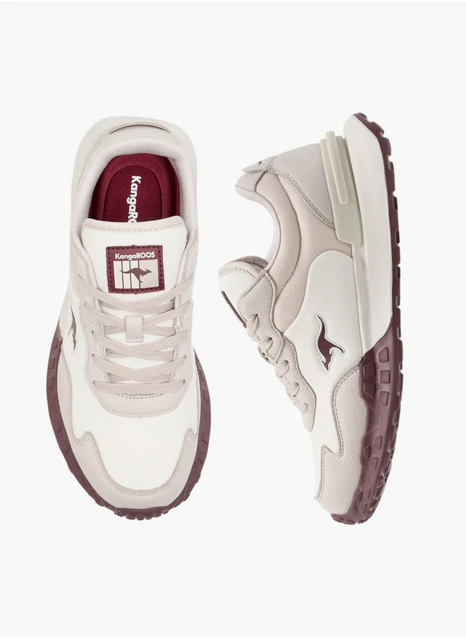 kangaROOS Women's Panelled Lace-Up Sports Shoes