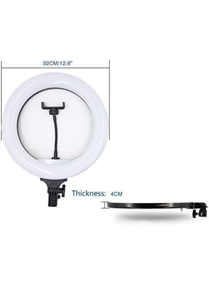 PLOKAMA RL-21 21-Inch Ring Light Kit – Soft LED Fill Light with Tripod & Multi Phone Holders - Image 2