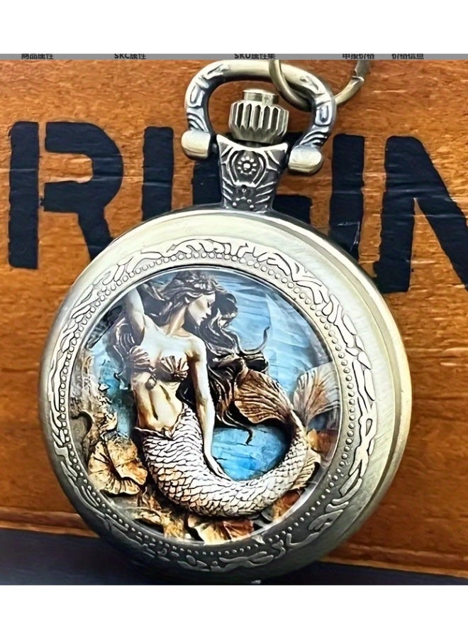 Mark Fairwhale New Retro Flip Pendant Commemorative Watch 