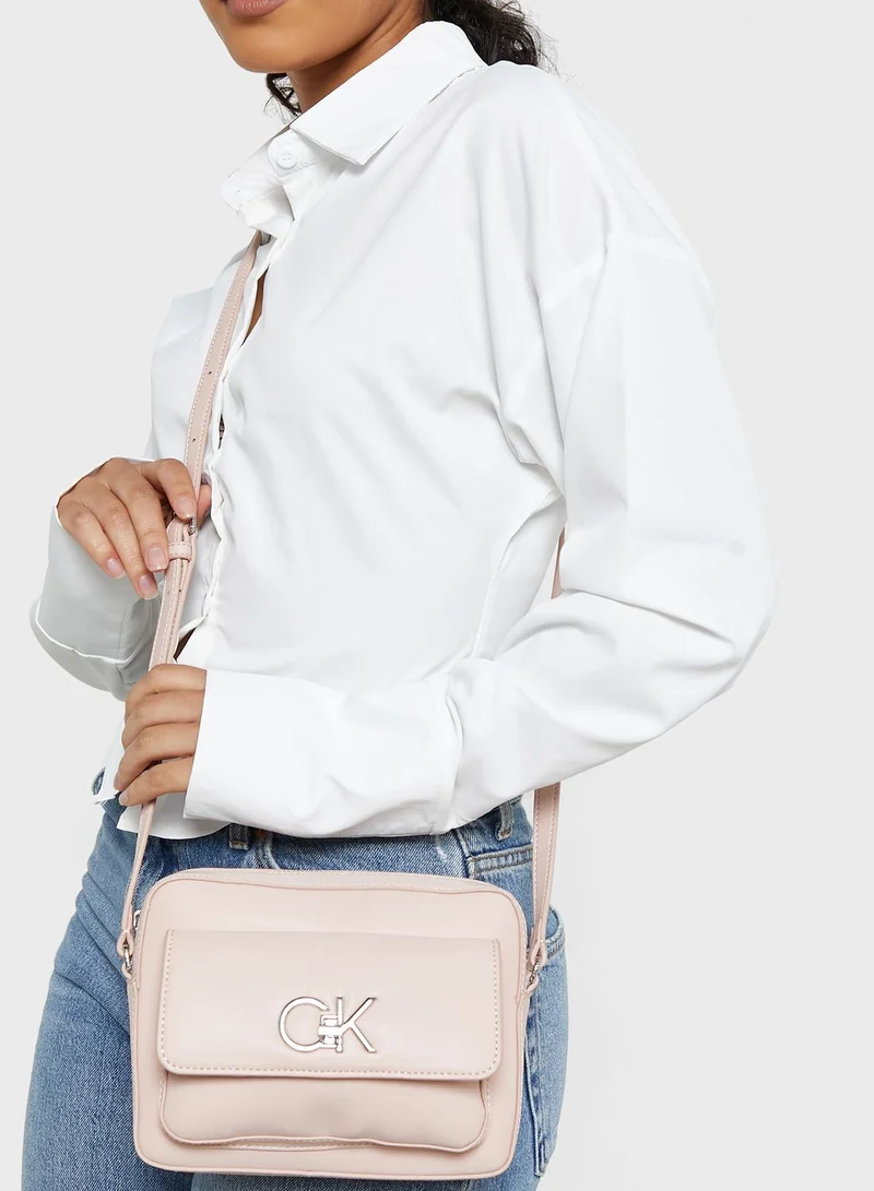 CALVIN KLEIN Re-Lock Flap Over Crossbody