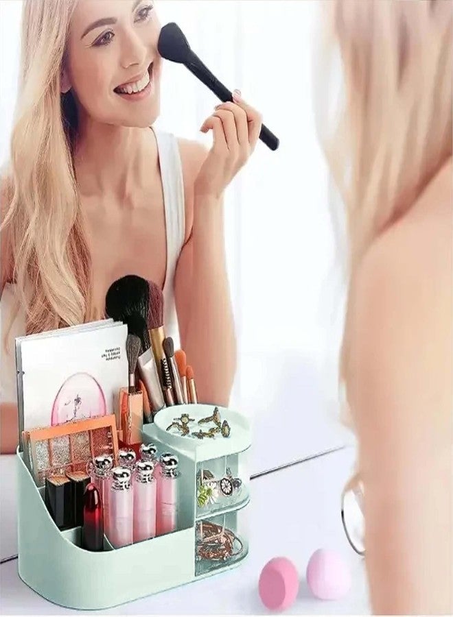 SUNBEET Makeup Organizer,Makeup Organizer | Makeup Box For Storage | Make Up, Cosmetic, Skincare Organiser For Women | Elegant Makeup Vanity With Transparent Drawer (Multicolour) - Image 2