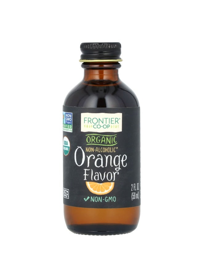 Frontier Co-op Frontier Co-op, Organic Orange Flavor, Non Alcoholic, 2 fl oz (59 ml)  - Image 1