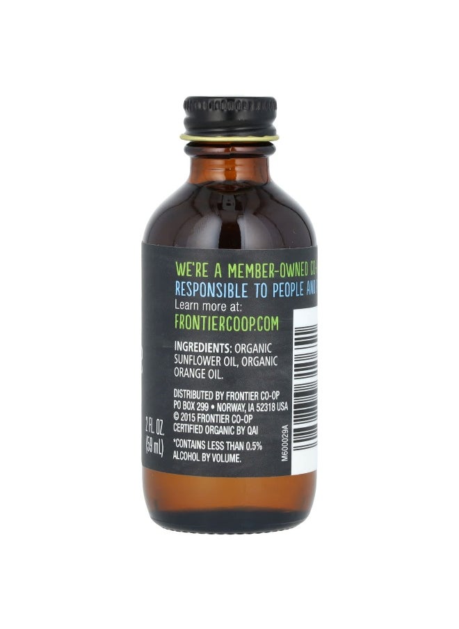 Frontier Co-op Frontier Co-op, Organic Orange Flavor, Non Alcoholic, 2 fl oz (59 ml)  - Image 2