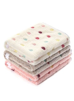 Y&D 3 Blankets Super Soft and Fluffy Quality Wool Pet Blanket Facecloth for Dogs Puppies Cats Sleeping (3 Colors, 76x52cm)  - Image 1