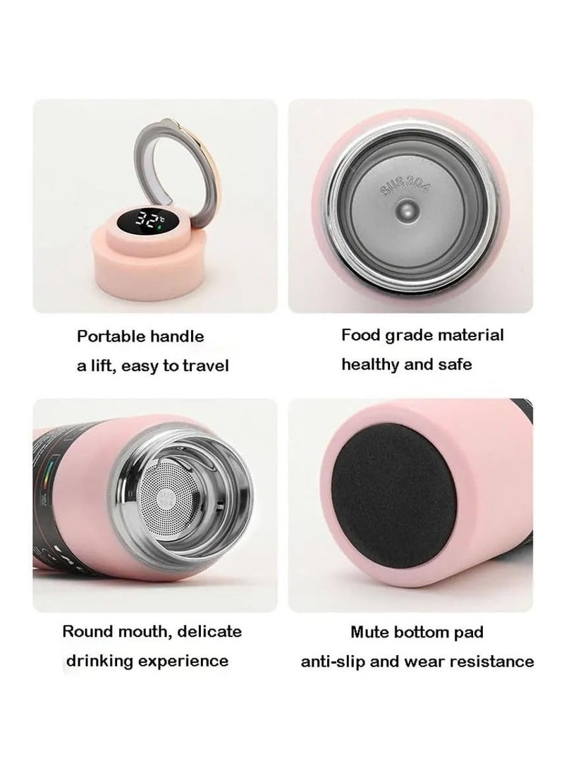 QSHOP Digital Vacuum Insulated Stainless Steel Thermos 500ml Leak Proof Coffee Tea Sports Bottle Travel Mug to Keep Drinks Hot or Cold  - Image 4