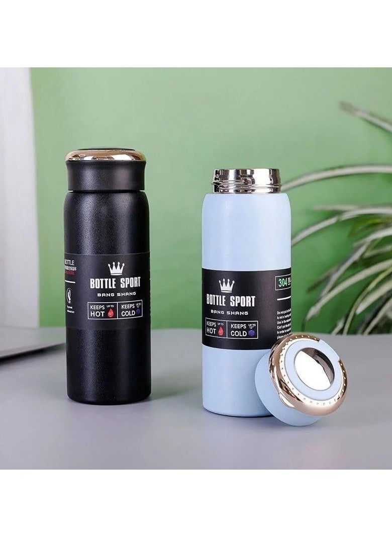QSHOP Digital Vacuum Insulated Stainless Steel Thermos 500ml Leak Proof Coffee Tea Sports Bottle Travel Mug to Keep Drinks Hot or Cold  - Image 3