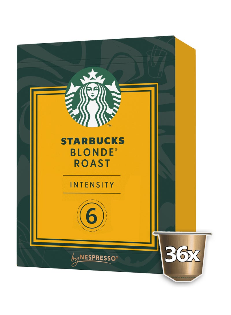 Starbucks Blonde Espresso Roast Coffee Capsules 36 Capsules (188g)  - Image 1