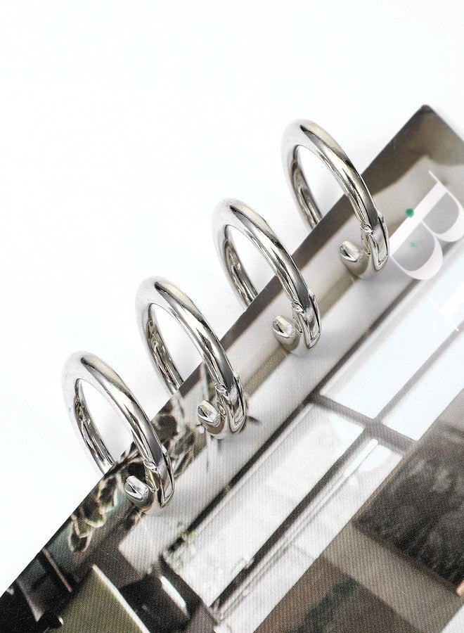 Caeuiciw 100 Pcs Spring O Rings Round Carabiner Snap Clip, 28MM Zinc Alloy Round Keychain Spring O Ring Clip, Bag, Purse, Handbag - Image 5