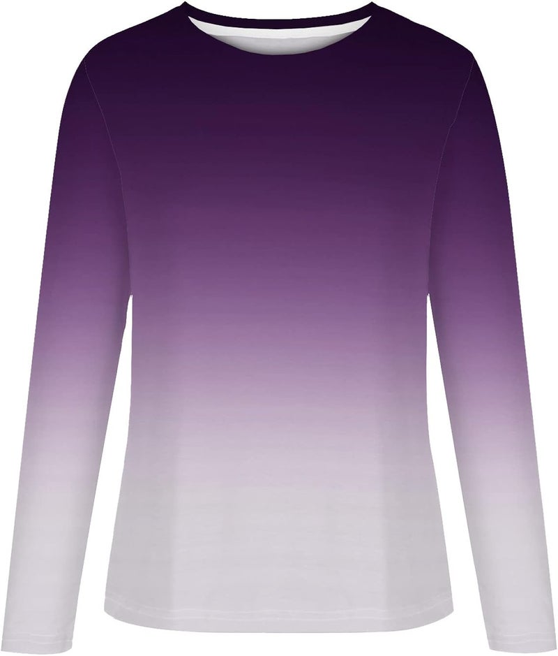 cheekyglo Fleece Sweatshirt Women's Long Sleeve Crewneck Blouse Casual Print Oversize Pullover Comfy Loose Fall Tunic Tops - Image 2