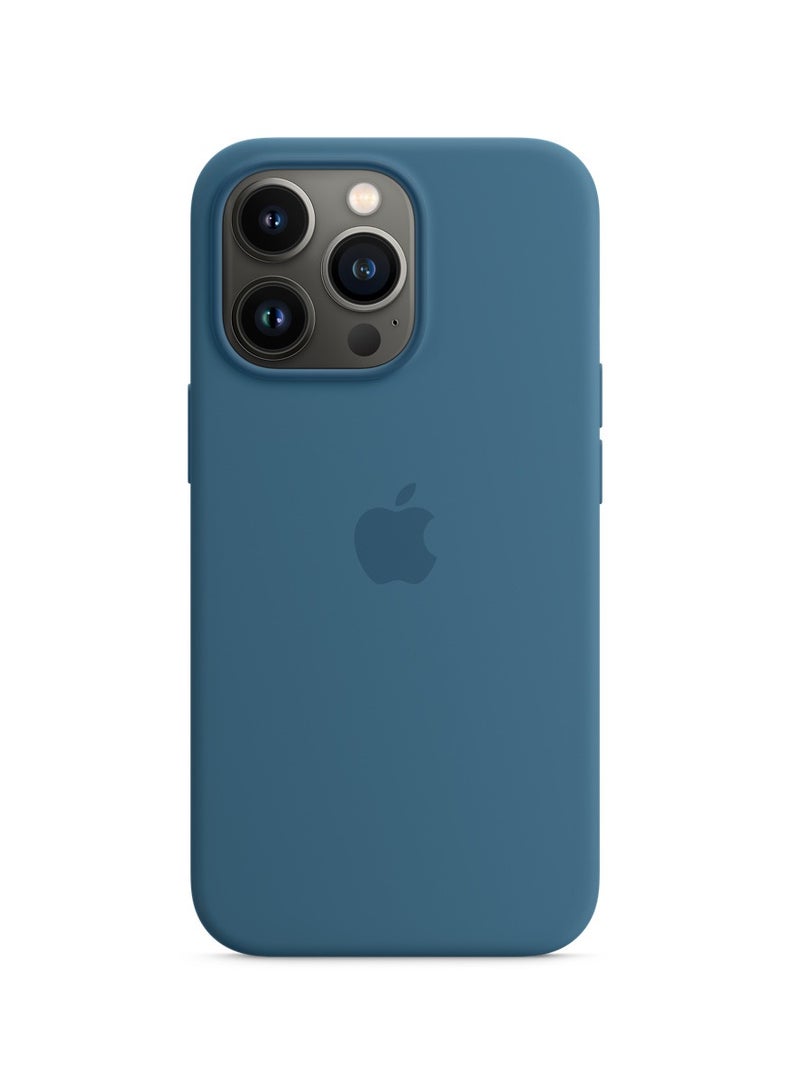 AROAQ Iphone Silicone Magnetic Case, Durable Silicone Case With Magsafe, Comfortable Soft Iphone Protection Case For Iphone 15 Pro Max, 15 Plus, Pro, ( Blue Jay Color ) - Image 1