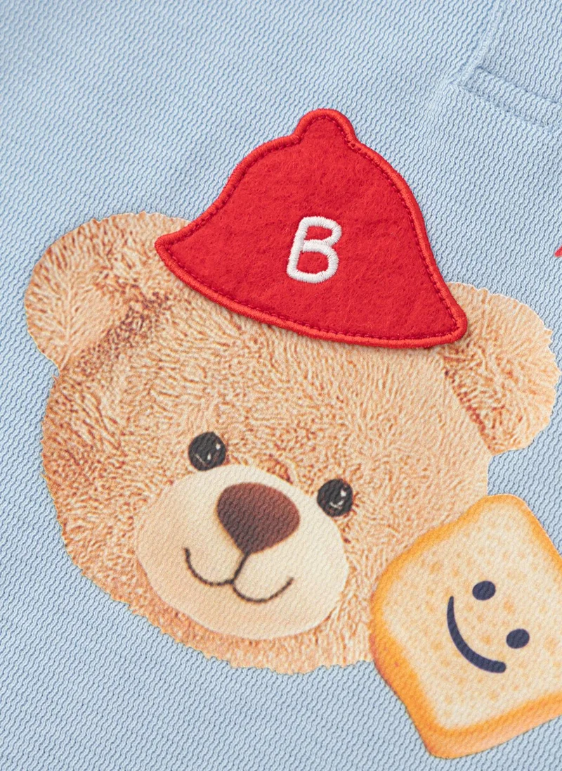 Balabala Toddler Boy Lapel Sweatshirt