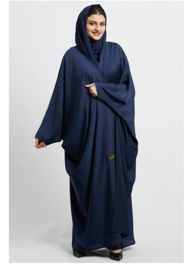 Evva Luxury Saudi Abaya for Women – Elegant Open Front Modest Wear in Premium Fabric – Ideal for Ramadan, Eid, and Everyday Elegance  - Image 3
