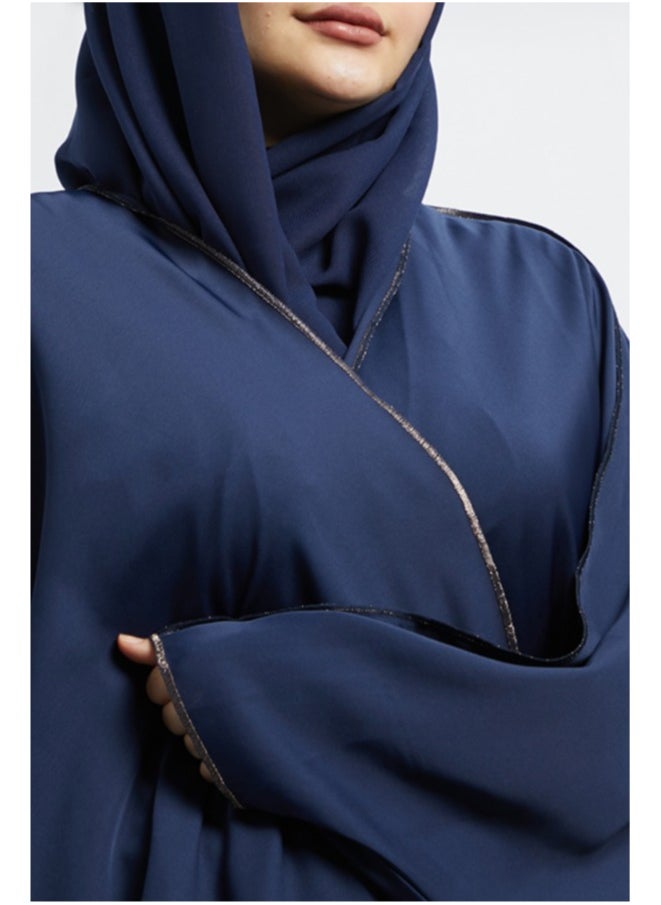 Evva Luxury Saudi Abaya for Women – Elegant Open Front Modest Wear in Premium Fabric – Ideal for Ramadan, Eid, and Everyday Elegance  - Image 2