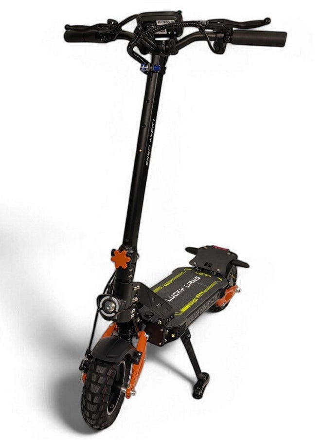 L2 Electric Folding Scooter,  1500W Motor, 50KM/H Top Speed, 48V 18AH Battery, 50 KM Range in one Charge, Off-Road Tires and Suspension with NFC Lock System, E-Scooter With Helmet and Safety Vest