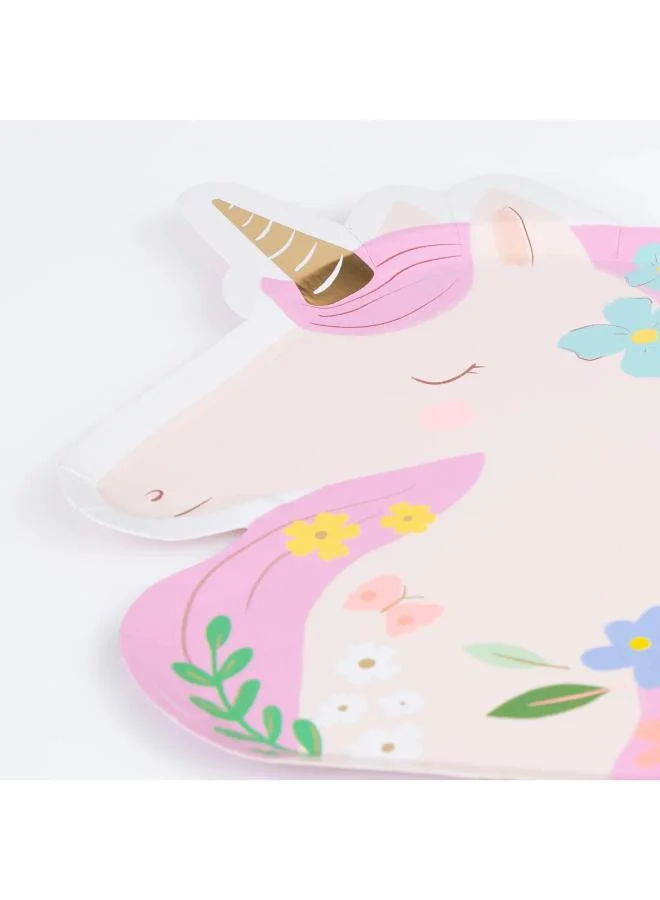 Meri Meri  Meadow Unicorns Shaped Plates  | Best Price UAE