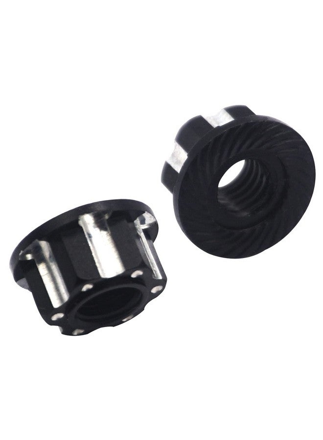 Vgoohobby 4Pcs Hexagonal Nuts M4 Aluminum Alloy Rc Wheel Hex Nuts Compatible With Hsp Sakura D3 D4 1/10 Rc Car (Black) - Image 4