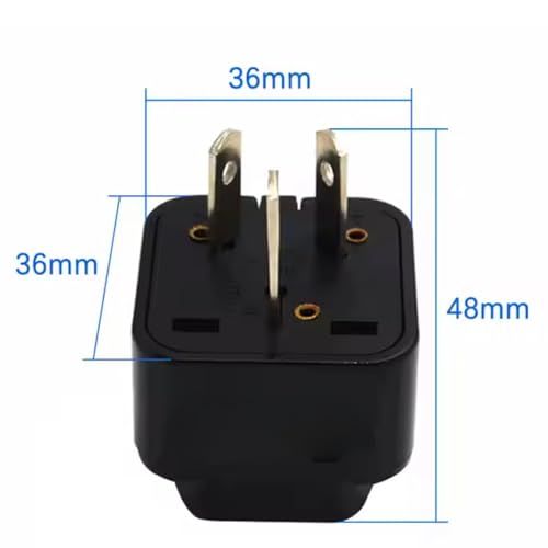 Gadget Wagon 10 amps Australia - India 3 pin Converter Plug | Pack of 3 Units - Image 4