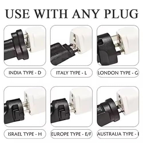 Gadget Wagon 10 amps Australia - India 3 pin Converter Plug | Pack of 3 Units - Image 2