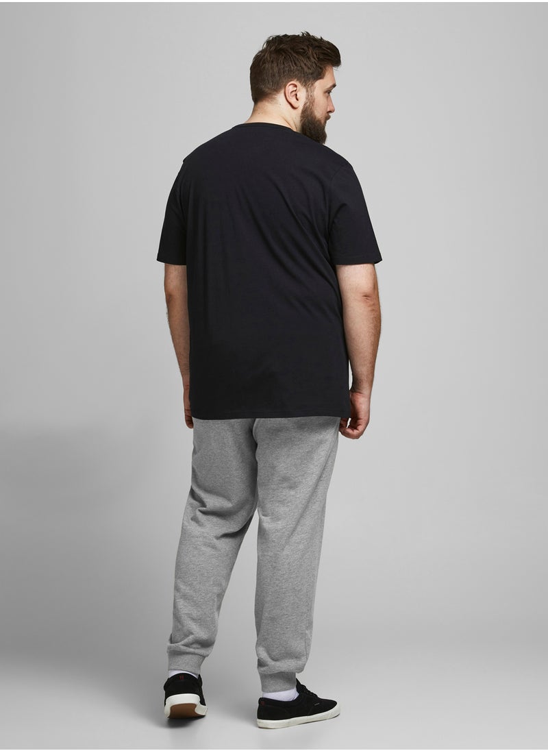 JACK & JONES - Plus Size Cuffed Sweatpants - Image 1