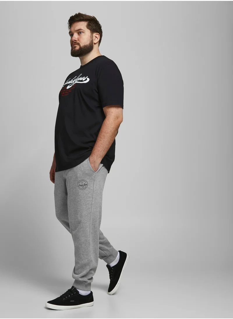 JACK & JONES Plus Size Cuffed Sweatpants