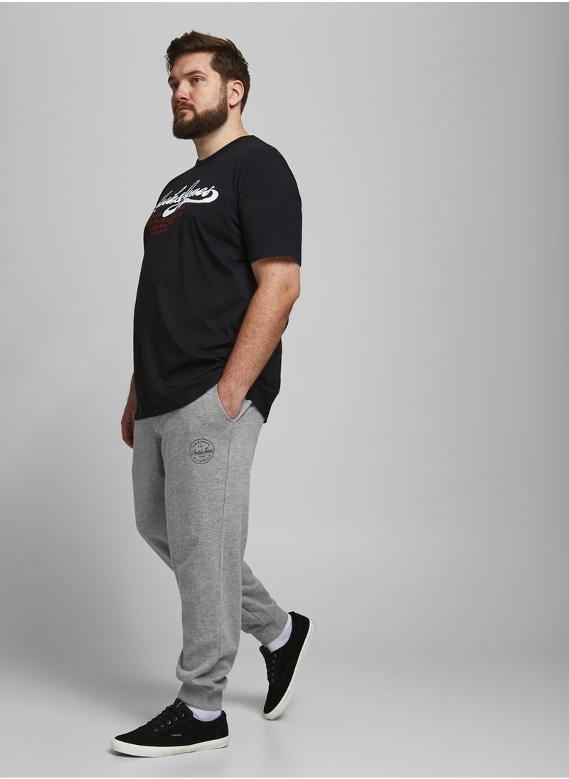 JACK & JONES - Plus Size Cuffed Sweatpants - Image 1
