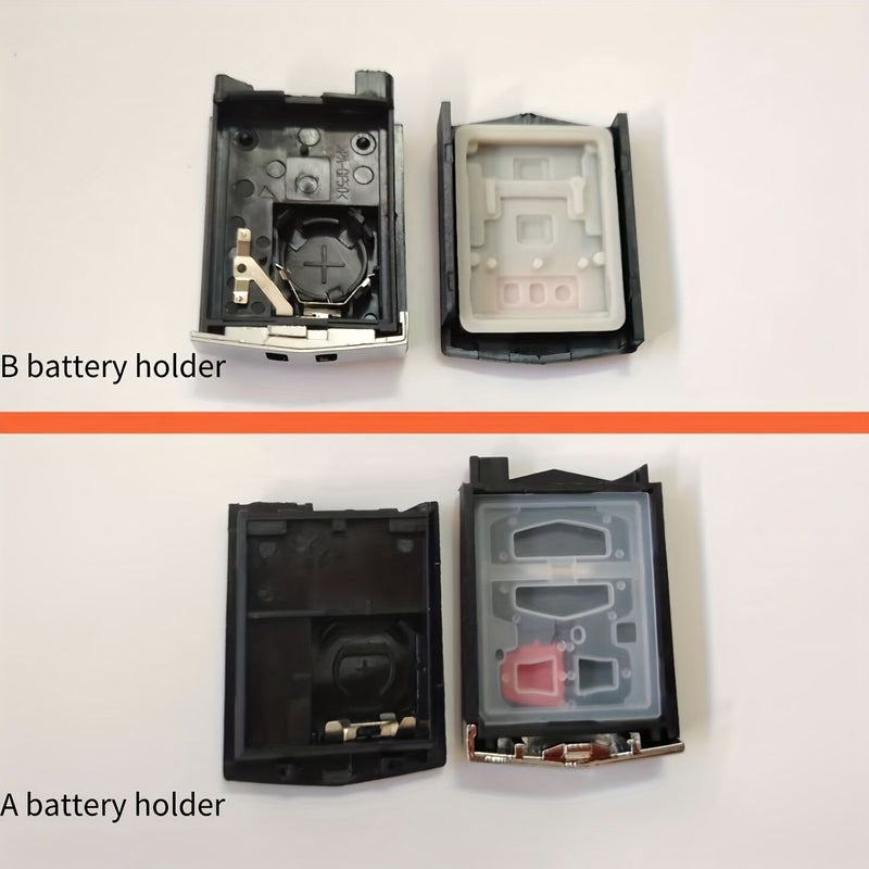 Key Shell Case For Mazda With 3 Button Battery Holder Fits 3 5 6 RX8 CX7 CX9 - Image 3